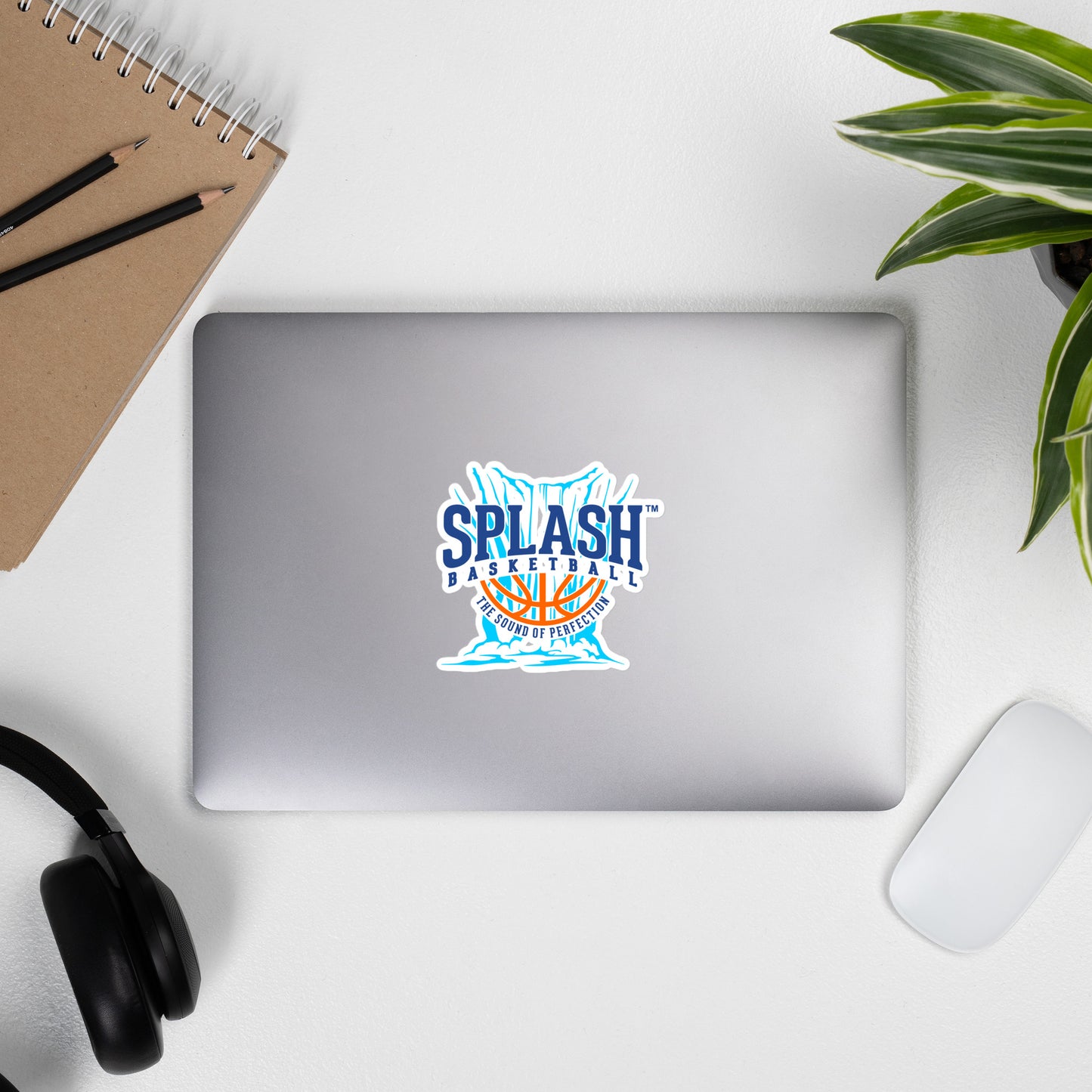 Splash Basketball Waterfall Sticker