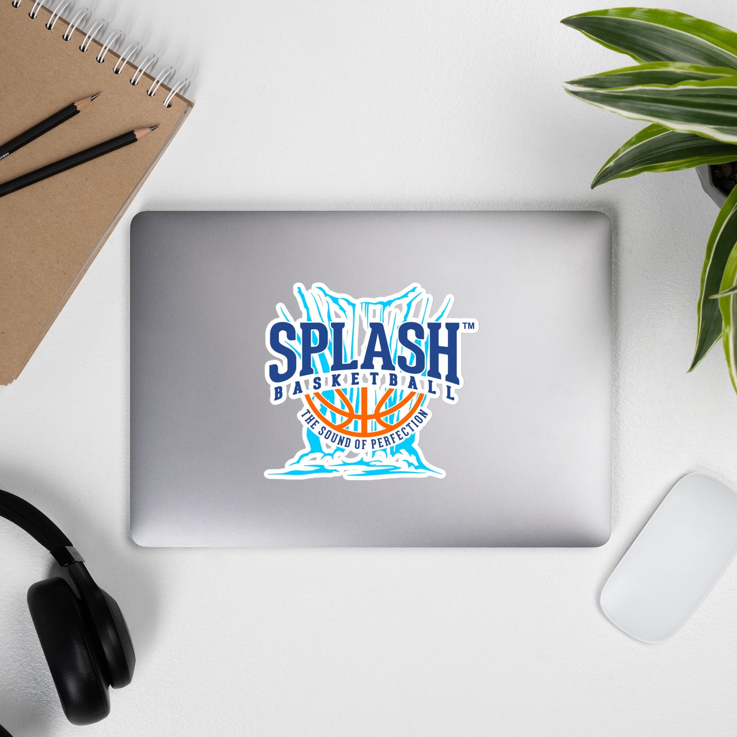 Splash Basketball Waterfall Sticker