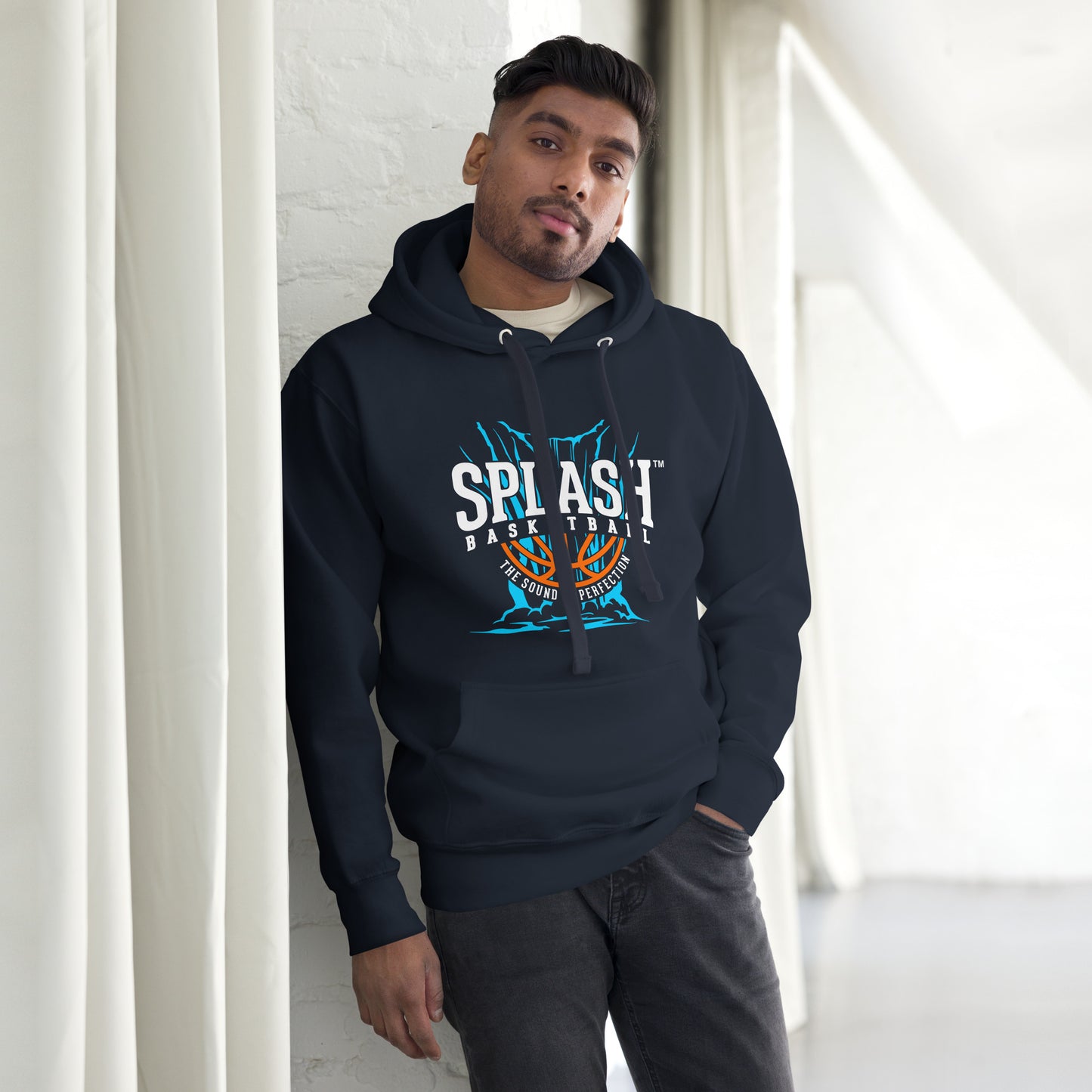 Splash Basketball Waterfall Unisex Hoodie